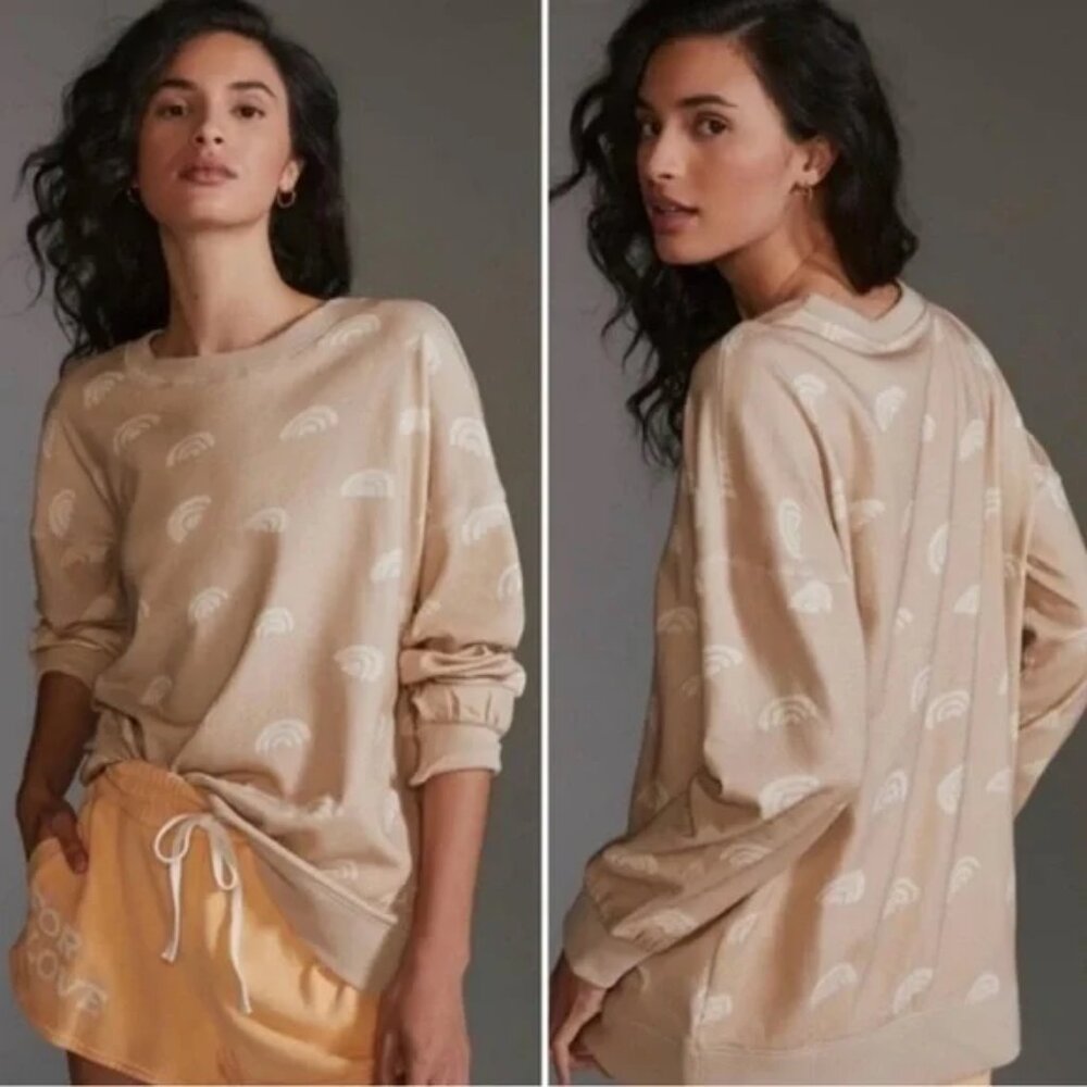 NEW with tags. Daily Practice by Anthropologie oversized cotton sweatshirt, SM